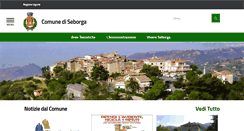 Desktop Screenshot of comuneseborga.it